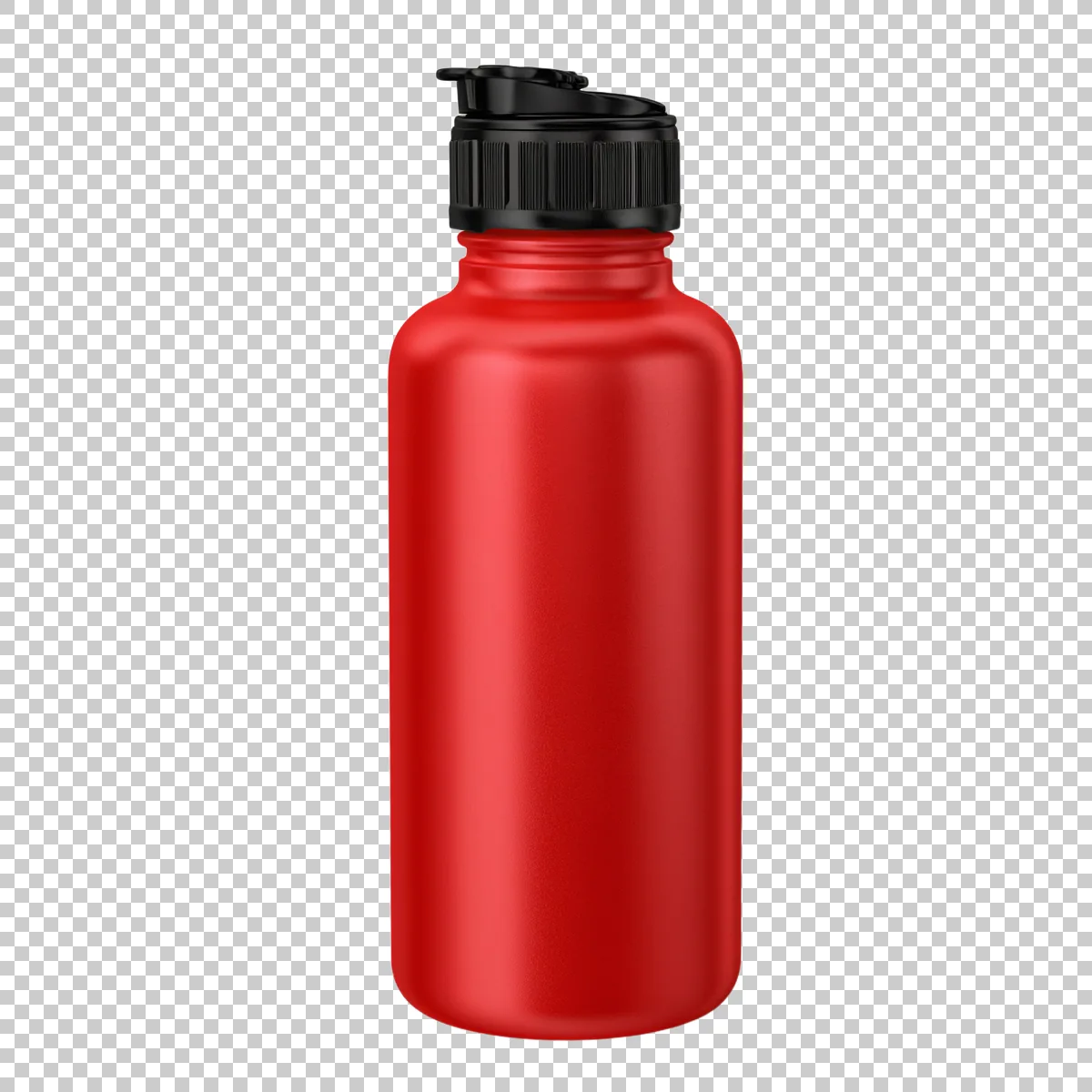 Bright Red Insulated Sports Bottle With Flip Top C 0 H transparent PNG