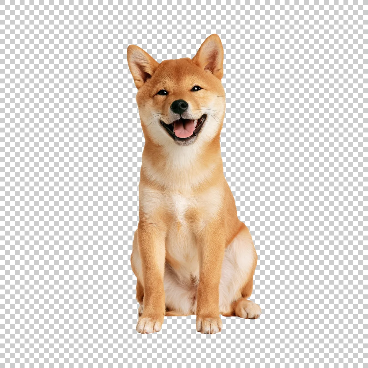 Doge Sitting With Front Paws Visible And Classic Amu 1 H transparent PNG