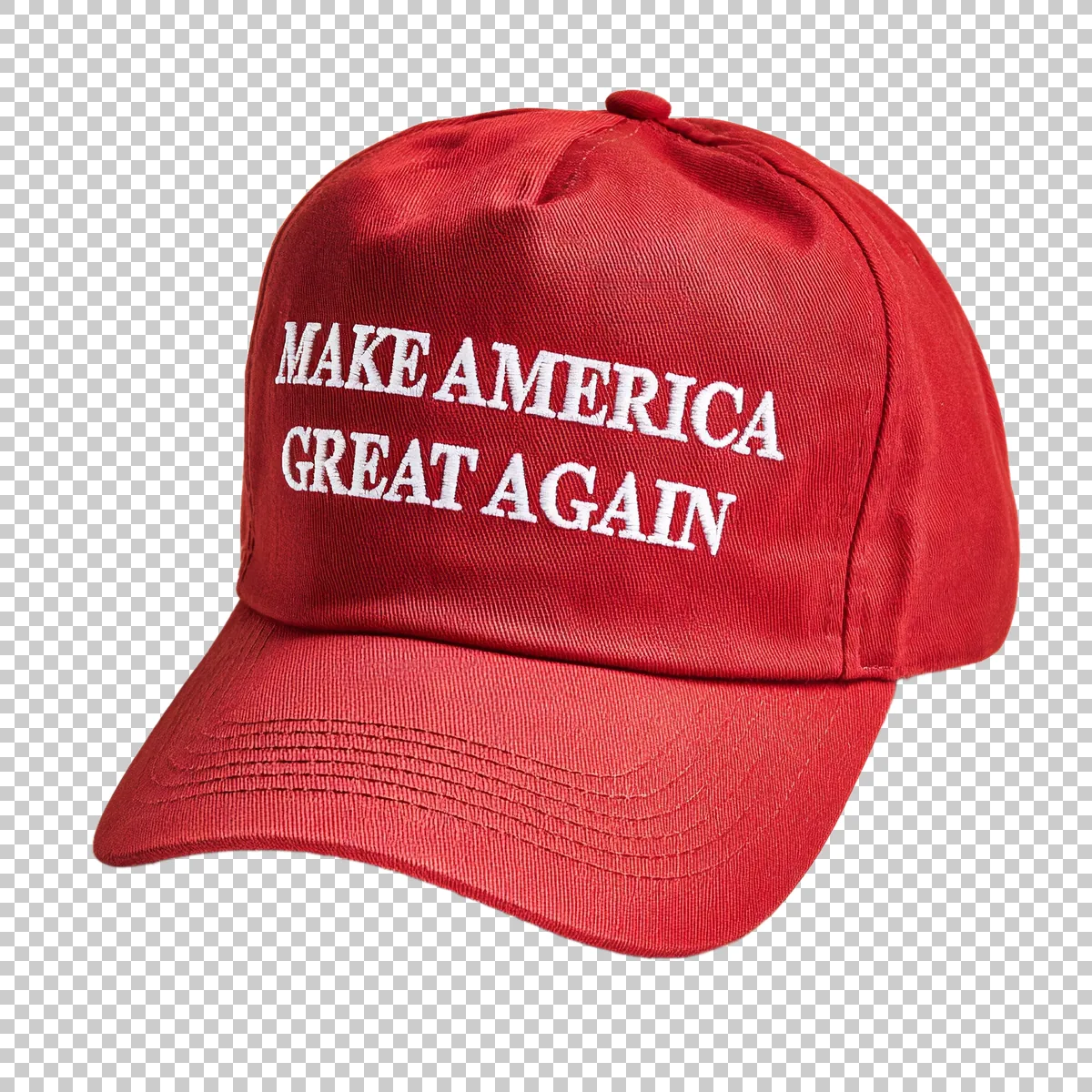 Red Baseball Cap With MAKE AMERICA GREAT AGAIN E 2 H transparent PNG