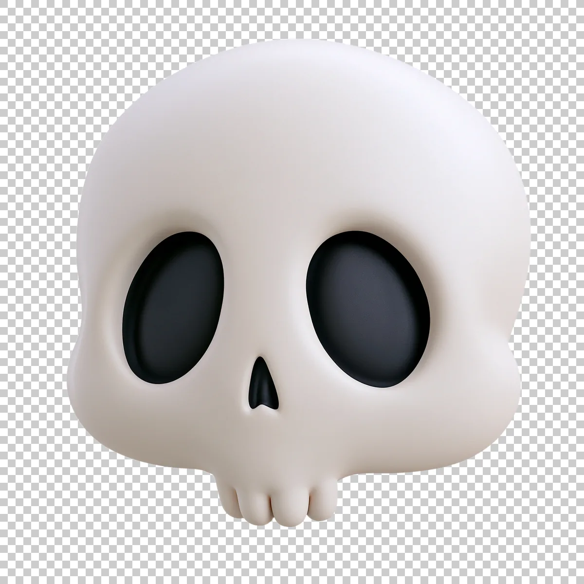 Skull Emoji transparent PNG